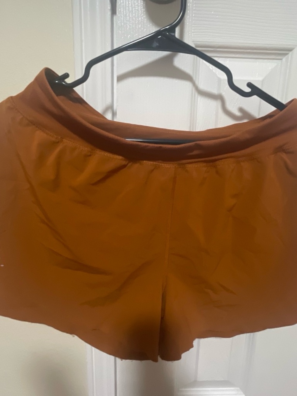 lululemon athletica Women's Rust Orange Running Shorts